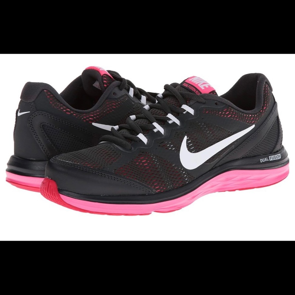 Size 7.5 - Nike Dual Fusion Run 3 Black - 653594-009